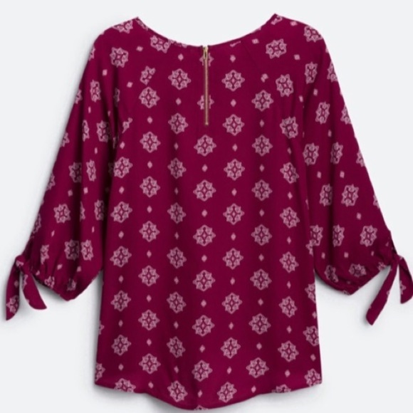 Papermoon Larie Tie Sleeve Top - Picture 2 of 13